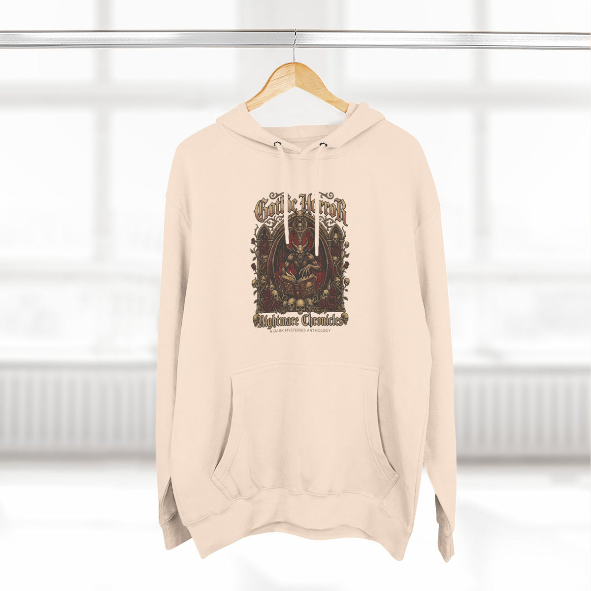 Three-Panel Fleece Hoodie