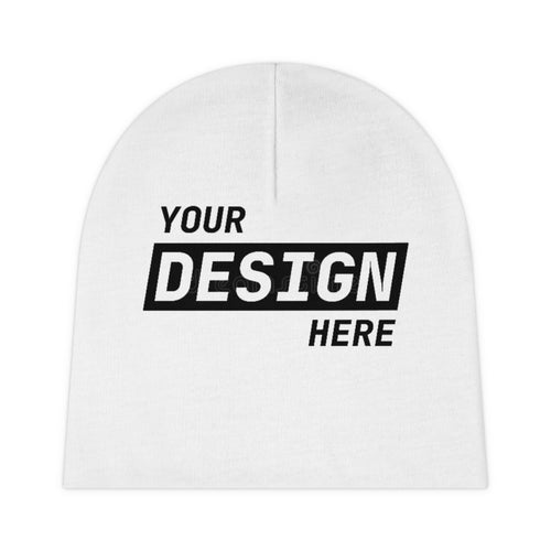 Baby Beanie — Personalized Baby Knit Hat (Your Design Here)