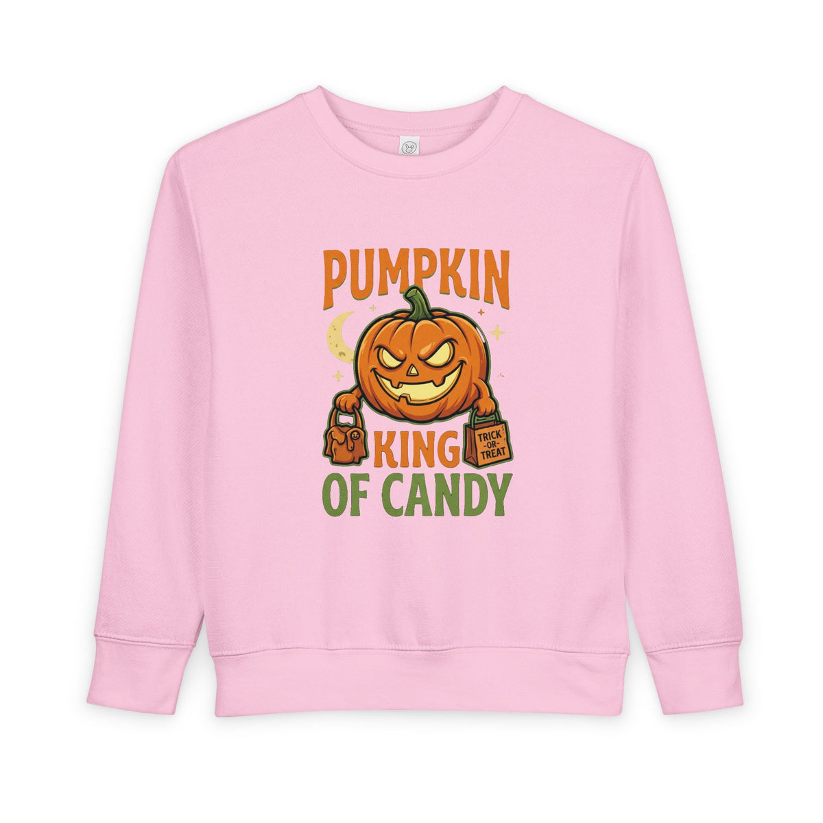 Toddler Sweatshirt - 'Pumpkin King of Candy' Halloween Pullover