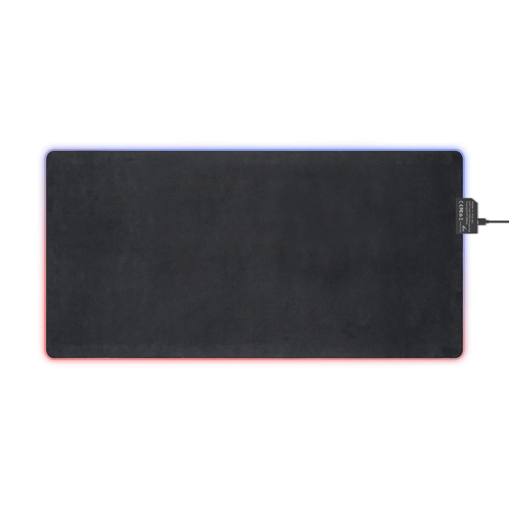 RGB LED Gaming Mouse Pad — Large Light-Up Desk Mat (Customizable Design)