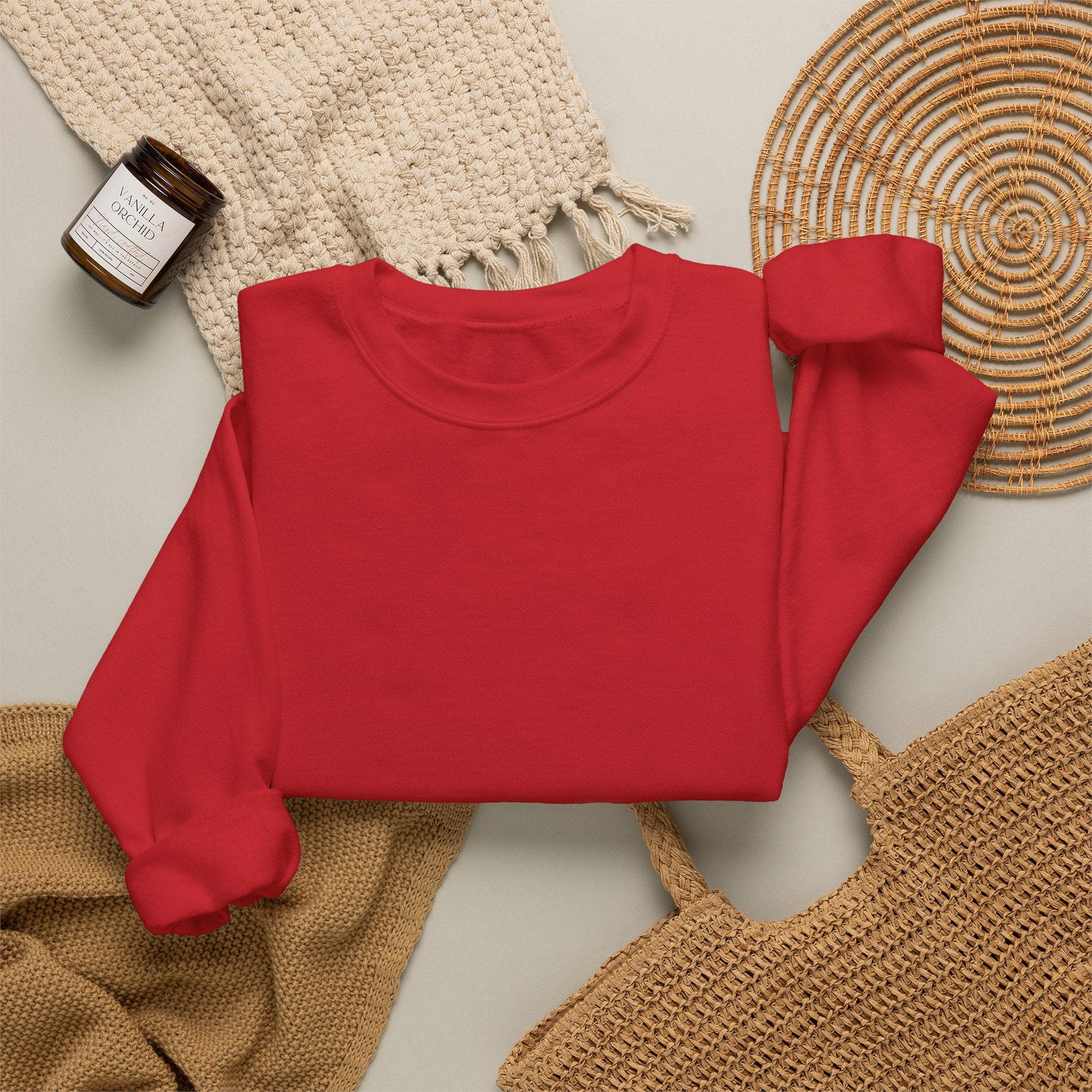 Copy of Crewneck Sweatshirt — Custom Logo Chest & Back Design