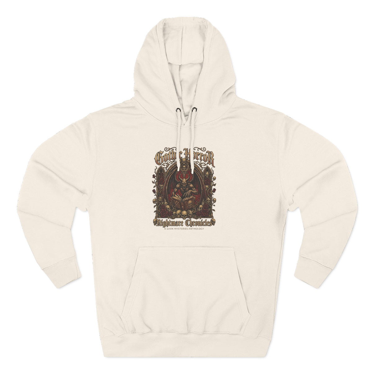 Three-Panel Fleece Hoodie