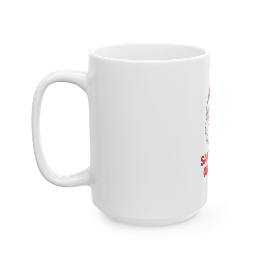Christmas – Santa Runs On Coffee | Coffee Mug