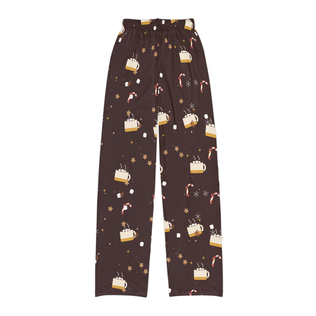Kids Christmas Lounge Pants with Holiday Treats Pattern