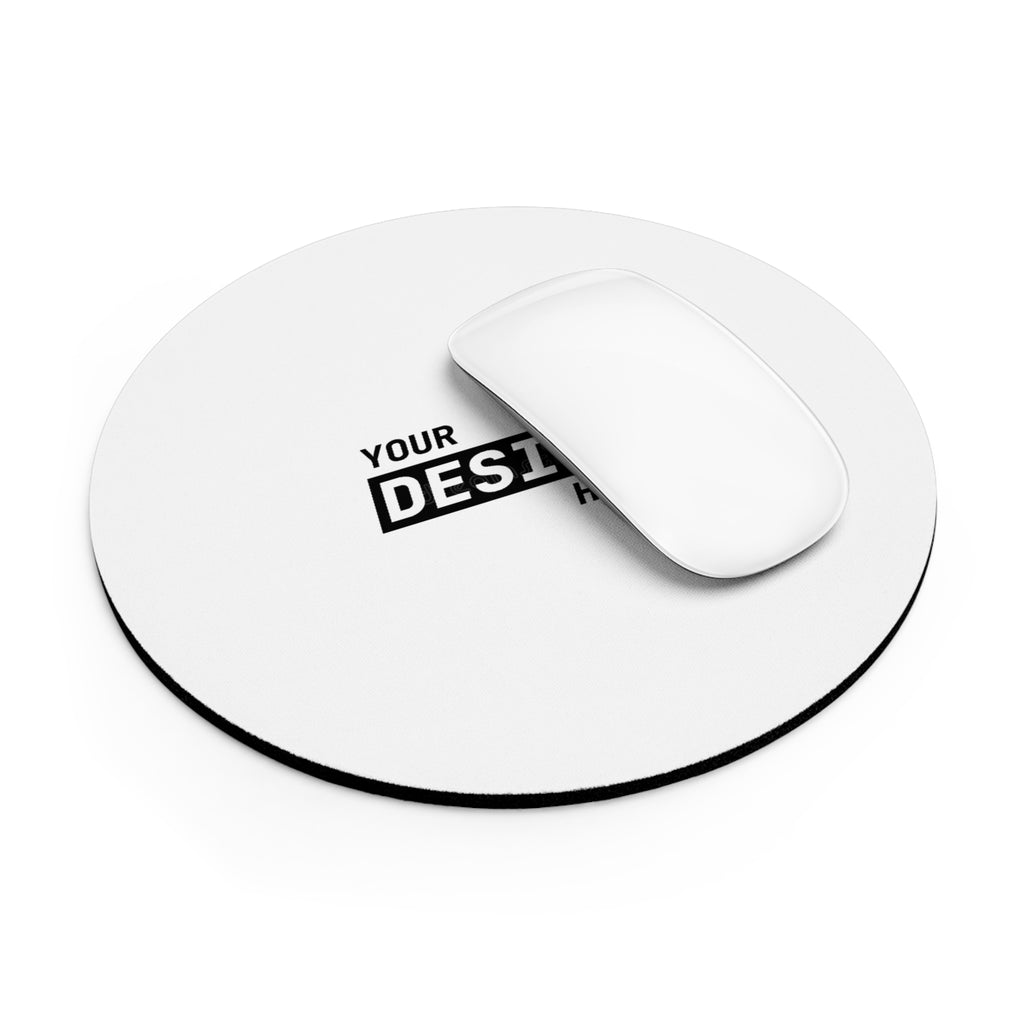 Custom Round Mouse Pad — Personalized Desk Mousepad with Your Design
