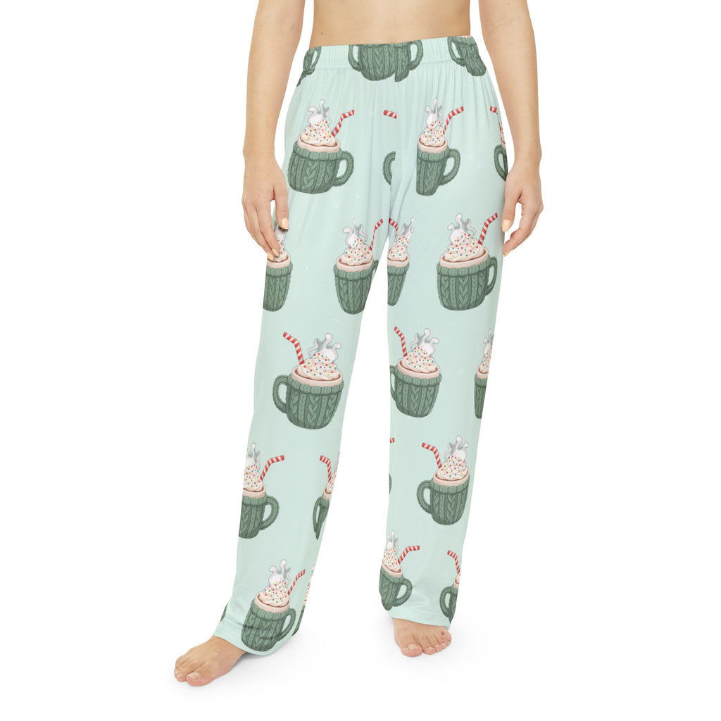 Women's Cozy Christmas Cocoa Mug Pajama Pants