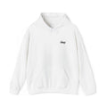Minimalist Chest Logo Hoodie — Small Script Graphic Sweatshirt