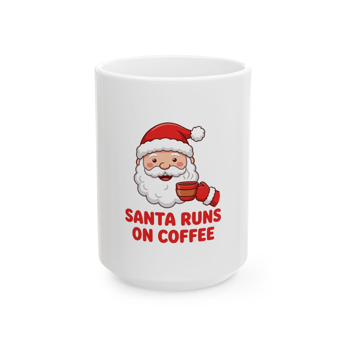 Christmas – Santa Runs On Coffee | Coffee Mug