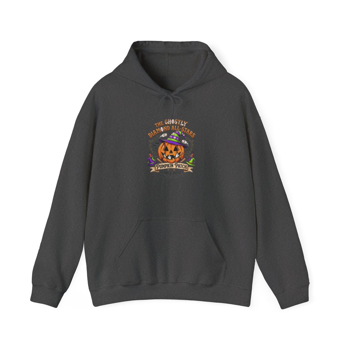 Halloween Pumpkin Patch Hoodie — "Trick or Treat" Vintage Jack-o'-Lantern Sweatshirt