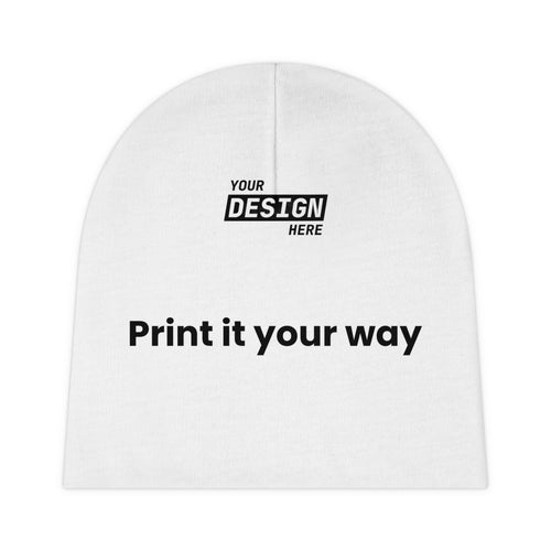 Baby Beanie — Personalized Baby Knit Hat (Your Design Here)