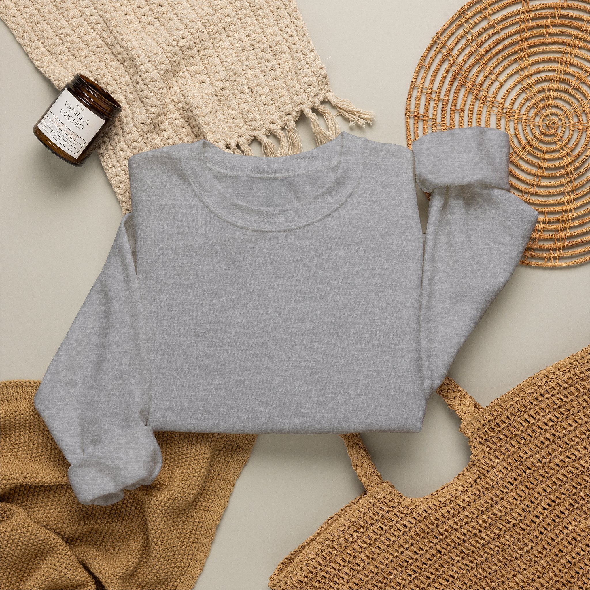 Copy of Crewneck Sweatshirt — Custom Logo Chest & Back Design