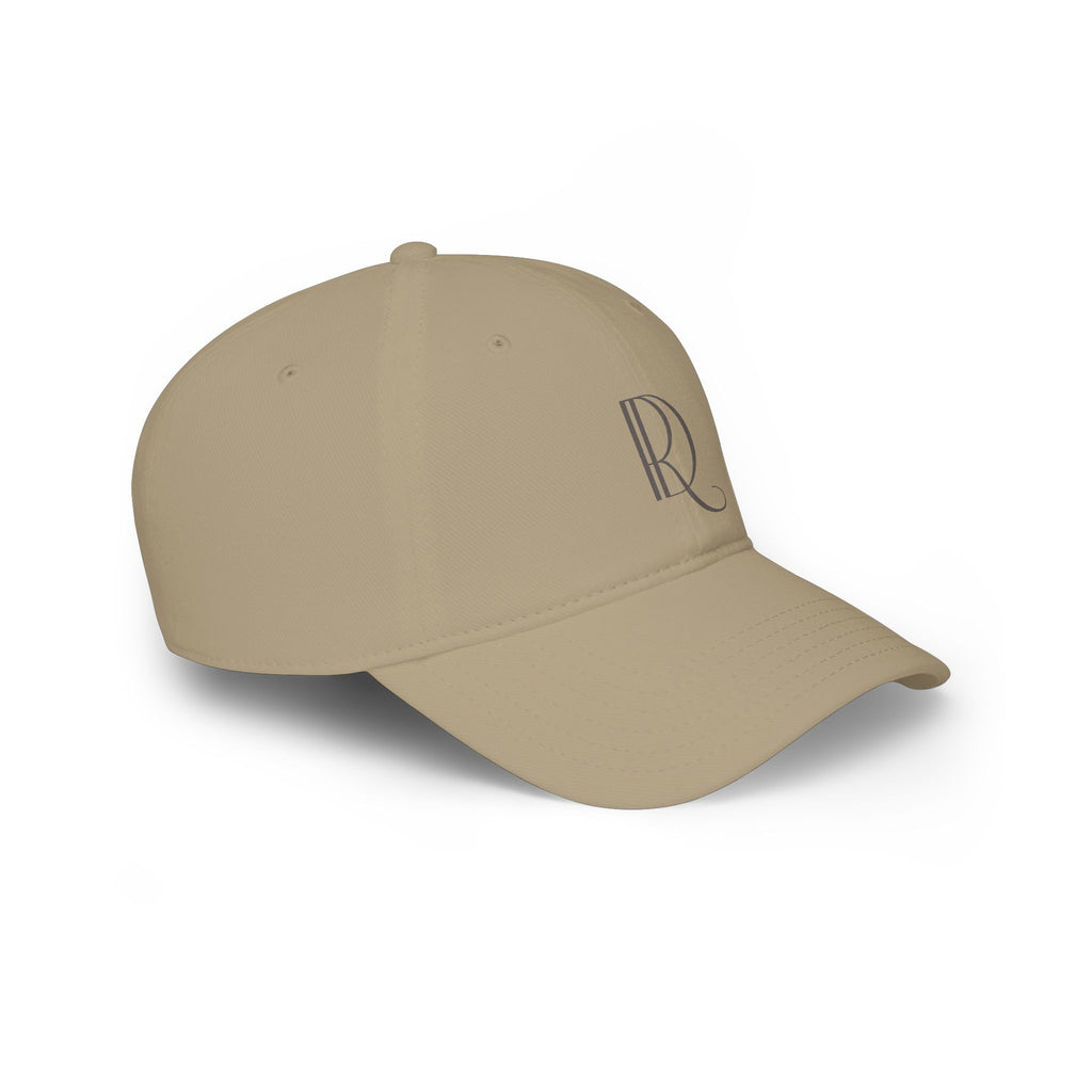 Monogram R Low Profile Baseball Cap