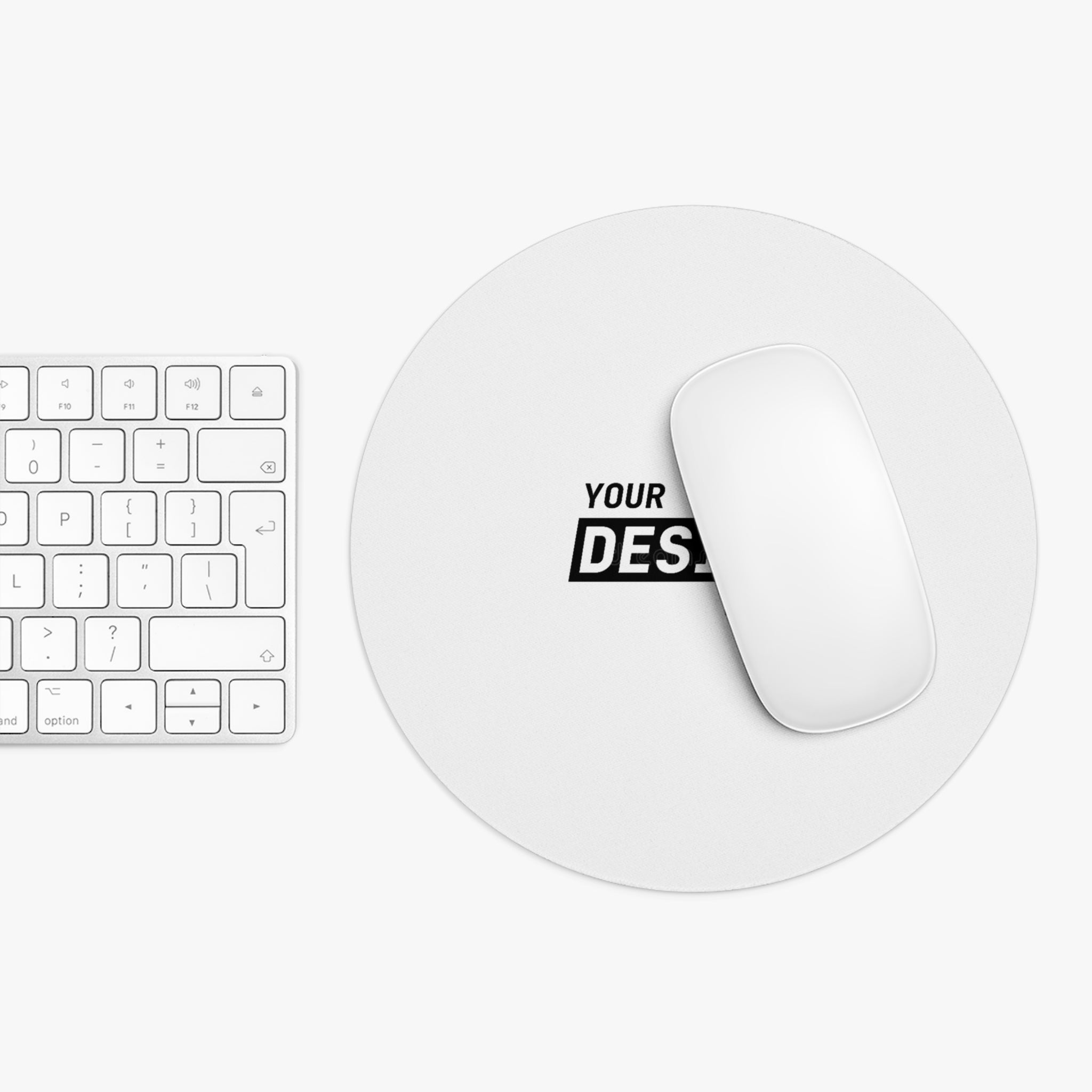 Custom Round Mouse Pad — Personalized Desk Mousepad with Your Design