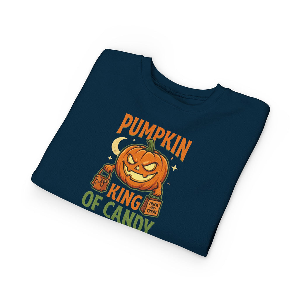 Toddler Sweatshirt - 'Pumpkin King of Candy' Halloween Pullover
