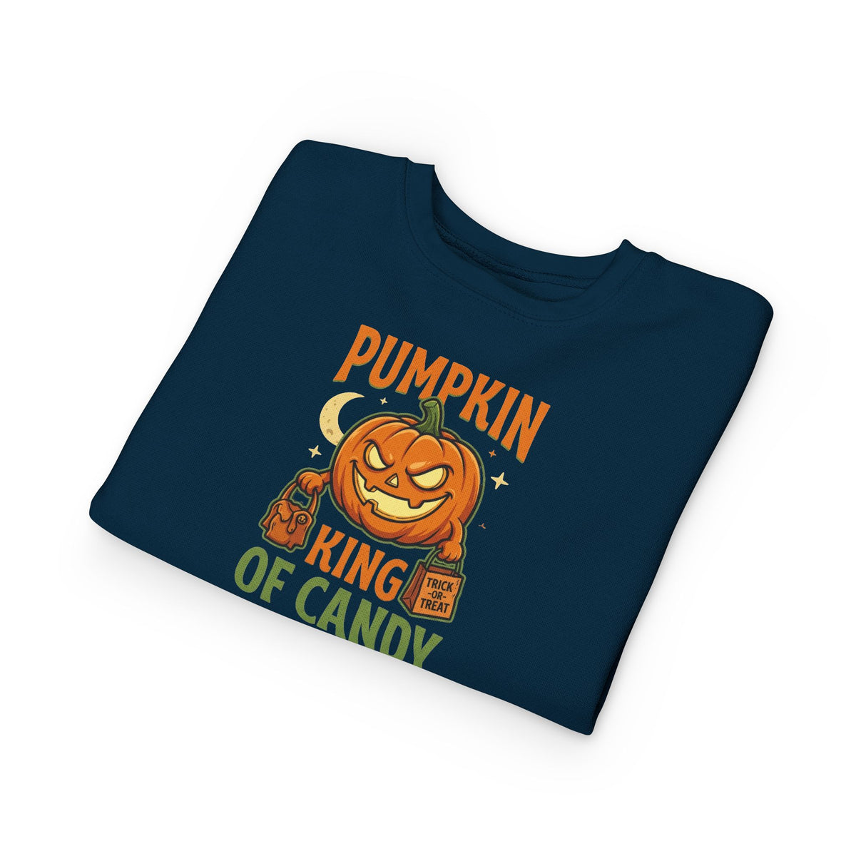 Toddler Sweatshirt - 'Pumpkin King of Candy' Halloween Pullover