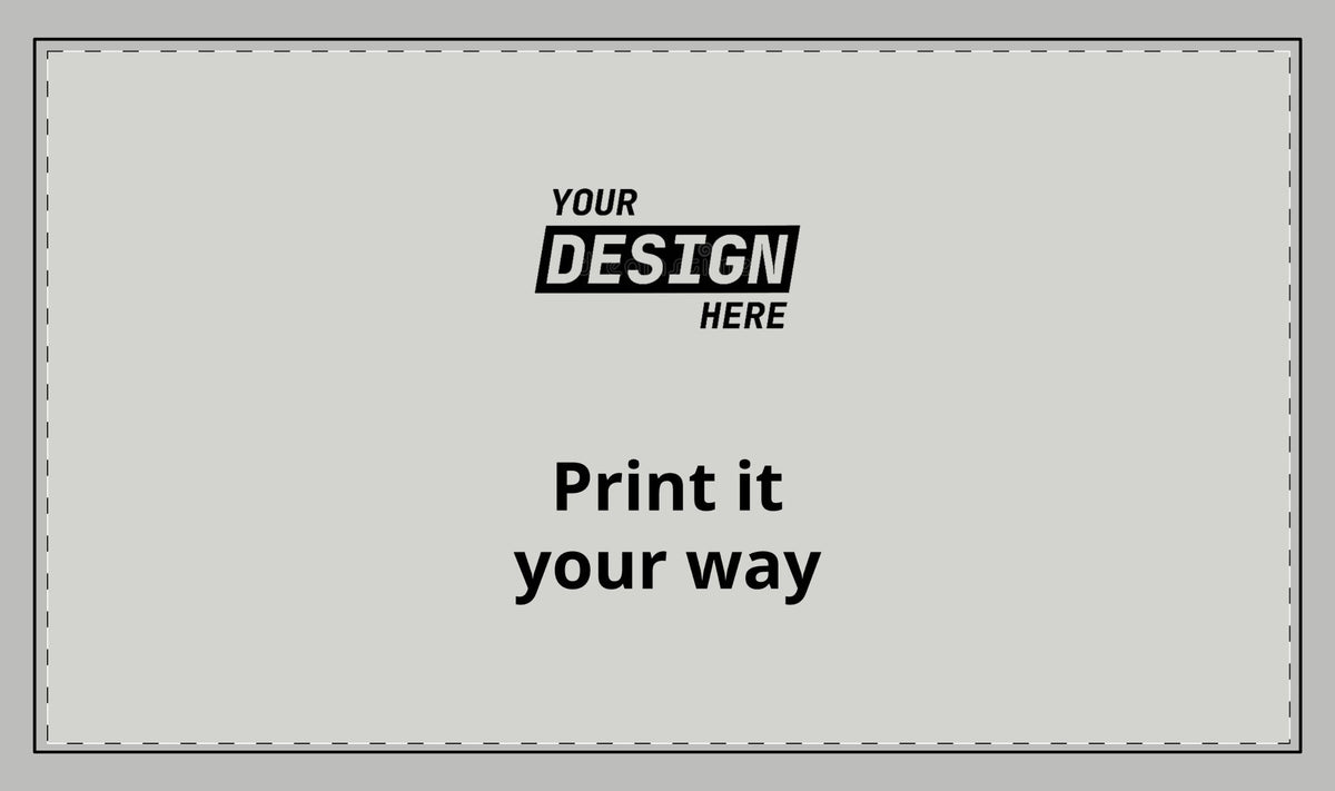 Custom Stitched Edge Desk Mat — Personalized Workstation Mousepad