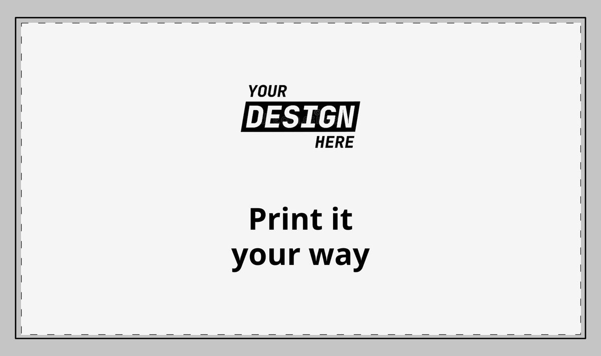 Custom Stitched Edge Desk Mat — Personalized Workstation Mousepad