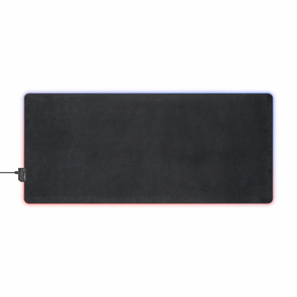 RGB LED Gaming Mouse Pad — Large Light-Up Desk Mat (Customizable Design)
