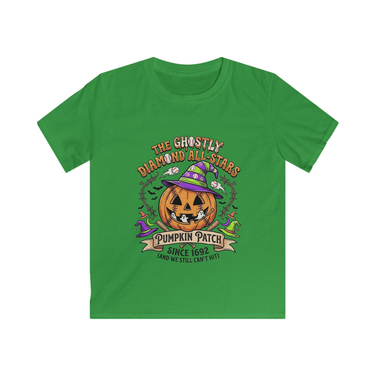 Kids Tee — "Pumpkin Patch Since 1692" Halloween Jack-O'-Lantern Shirt