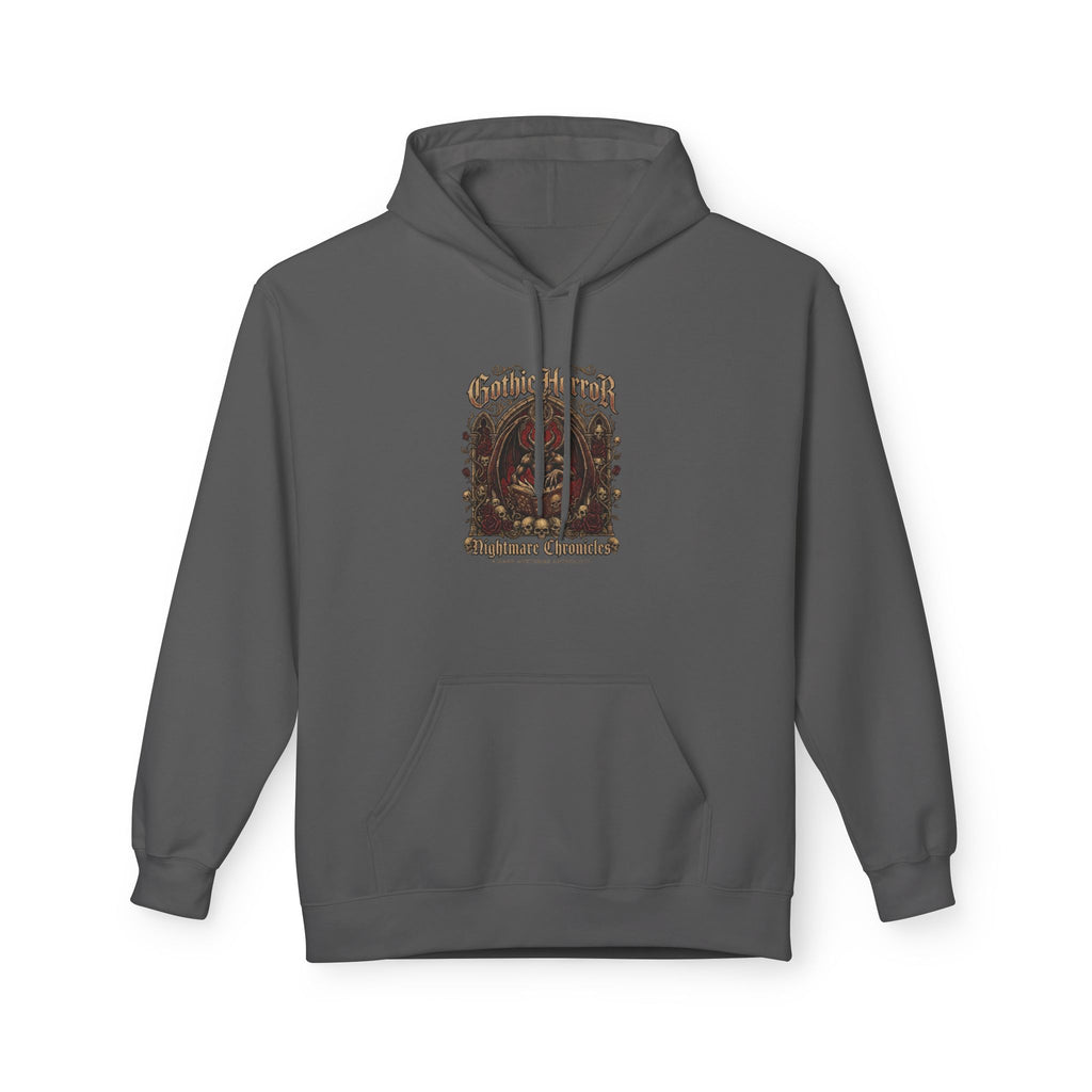 Vintage Botanical 'Autumn Camper' Hoodie — Retro Forest Camping Graphic