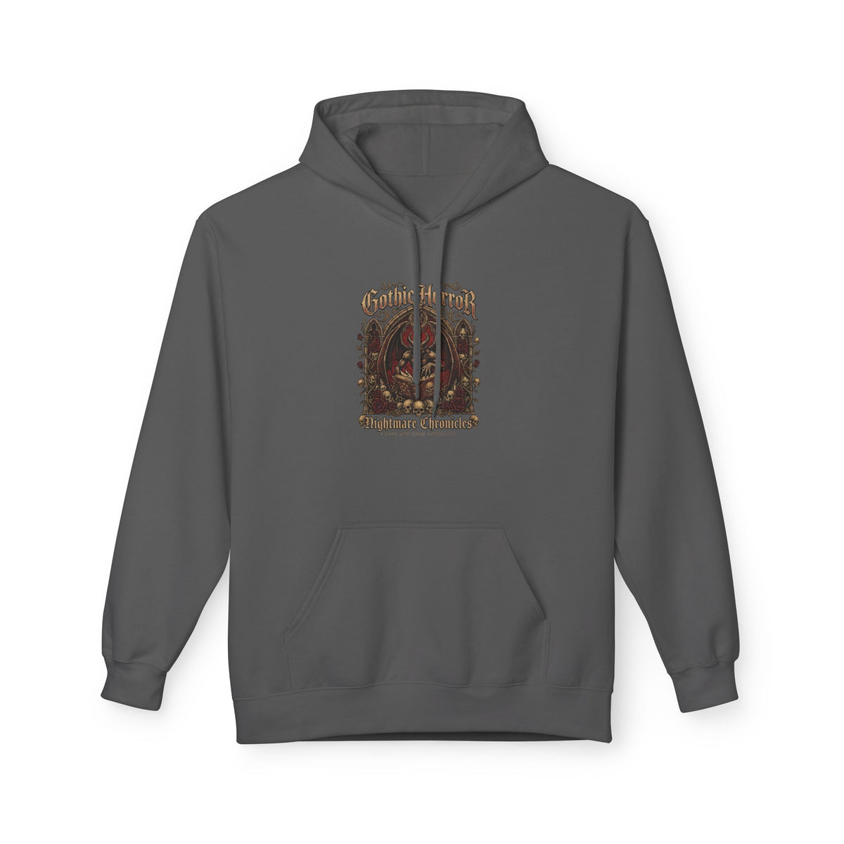 Vintage Botanical 'Autumn Camper' Hoodie — Retro Forest Camping Graphic