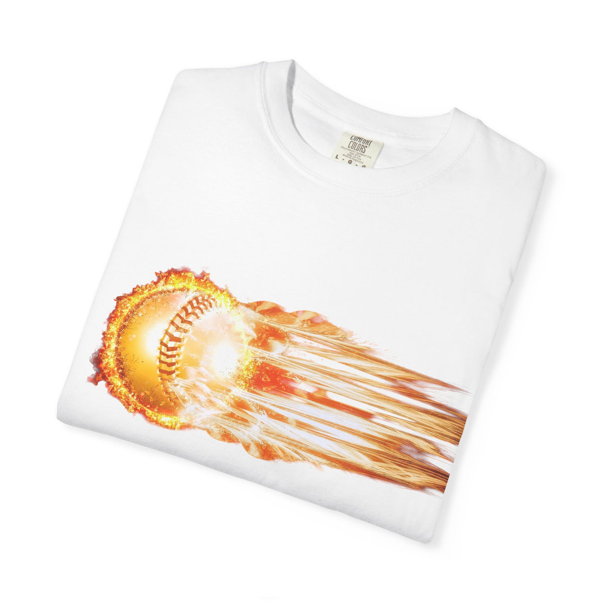 Meteor Skull Fireball T-Shirt — Flaming Skull Graphic Tee