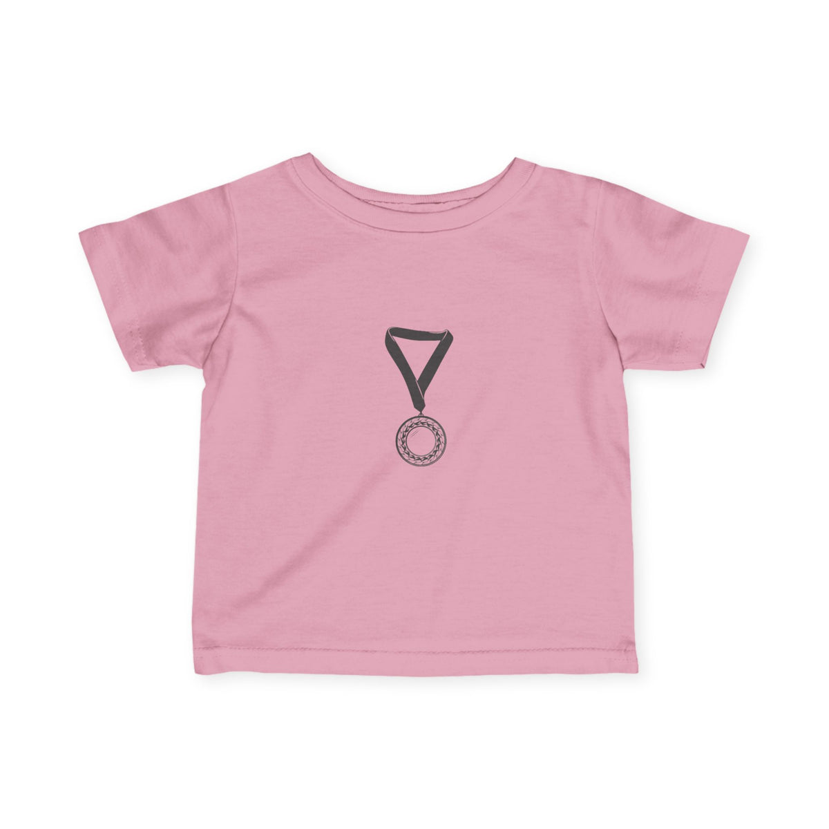 Infant Tee — Cute Medal Graphic Baby T-Shirt (Award Ribbon Design)