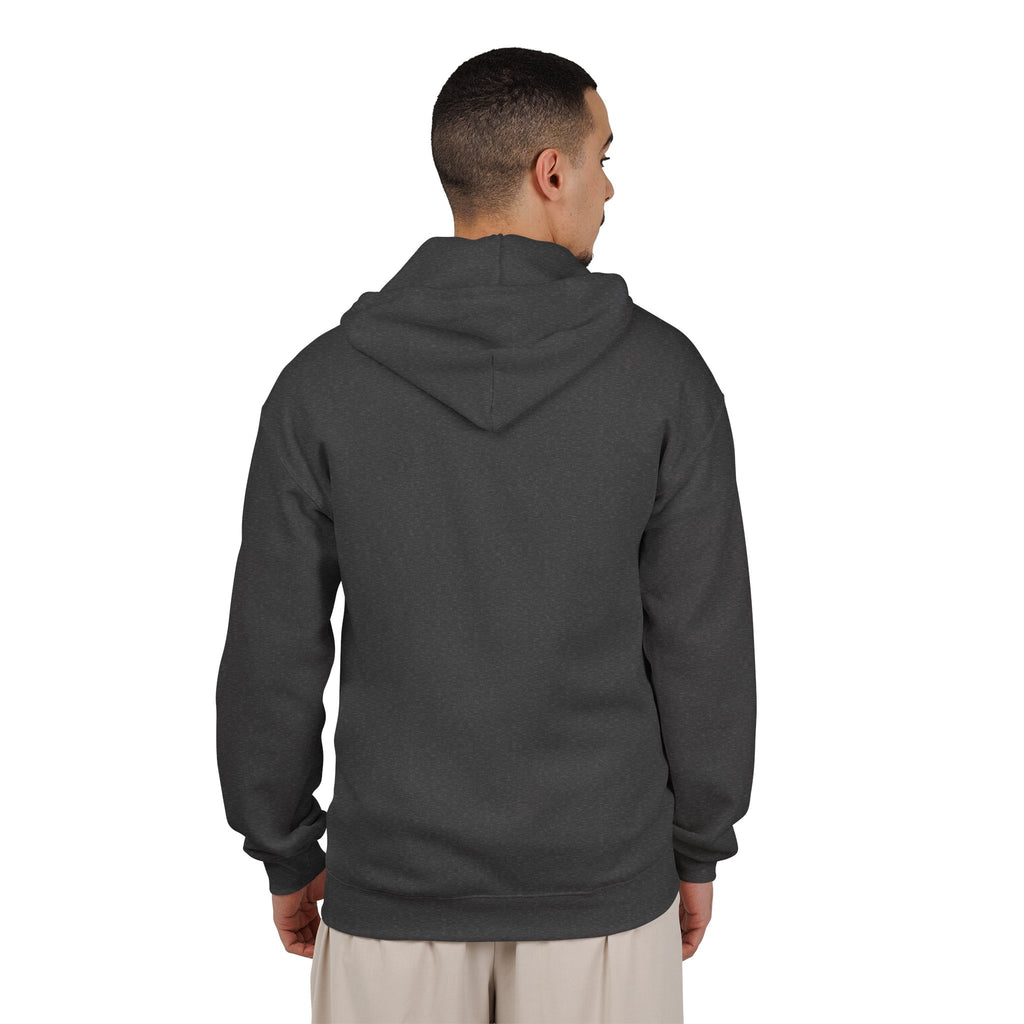 Zip Hoodie — Gothic 'God Be With You' Vintage Skull Design