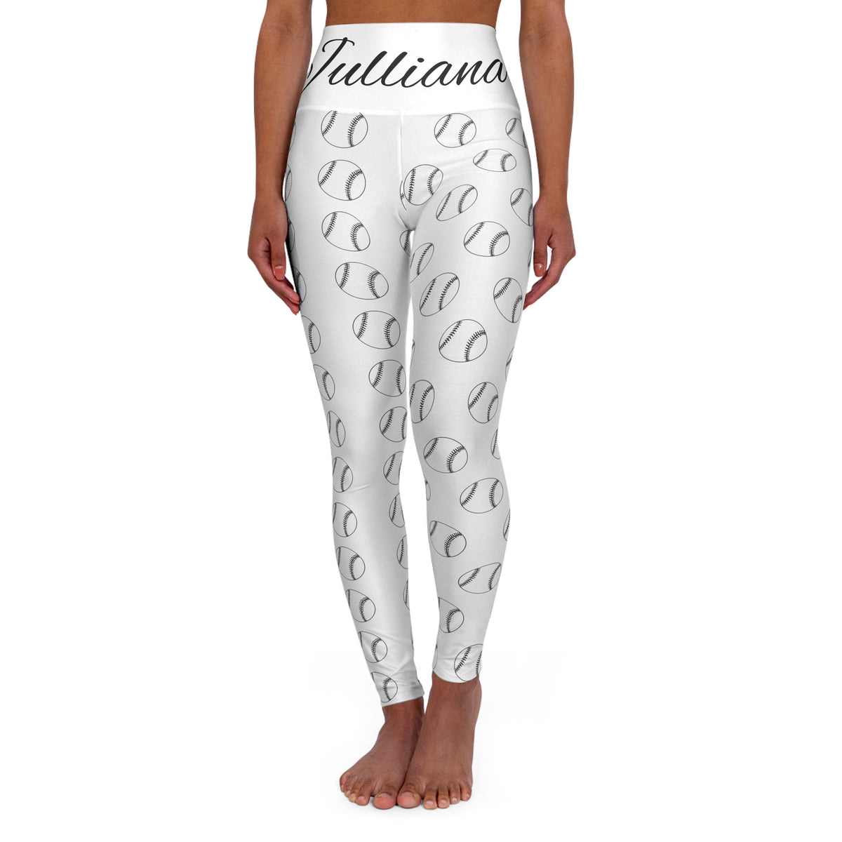 High Waisted Yoga Leggings (AOP)