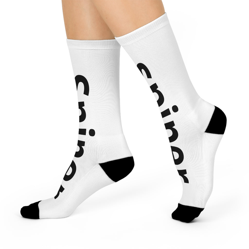Cushioned Crew Socks — Lightweight Athletic Crew Socks with Reinforced Heel & Toe