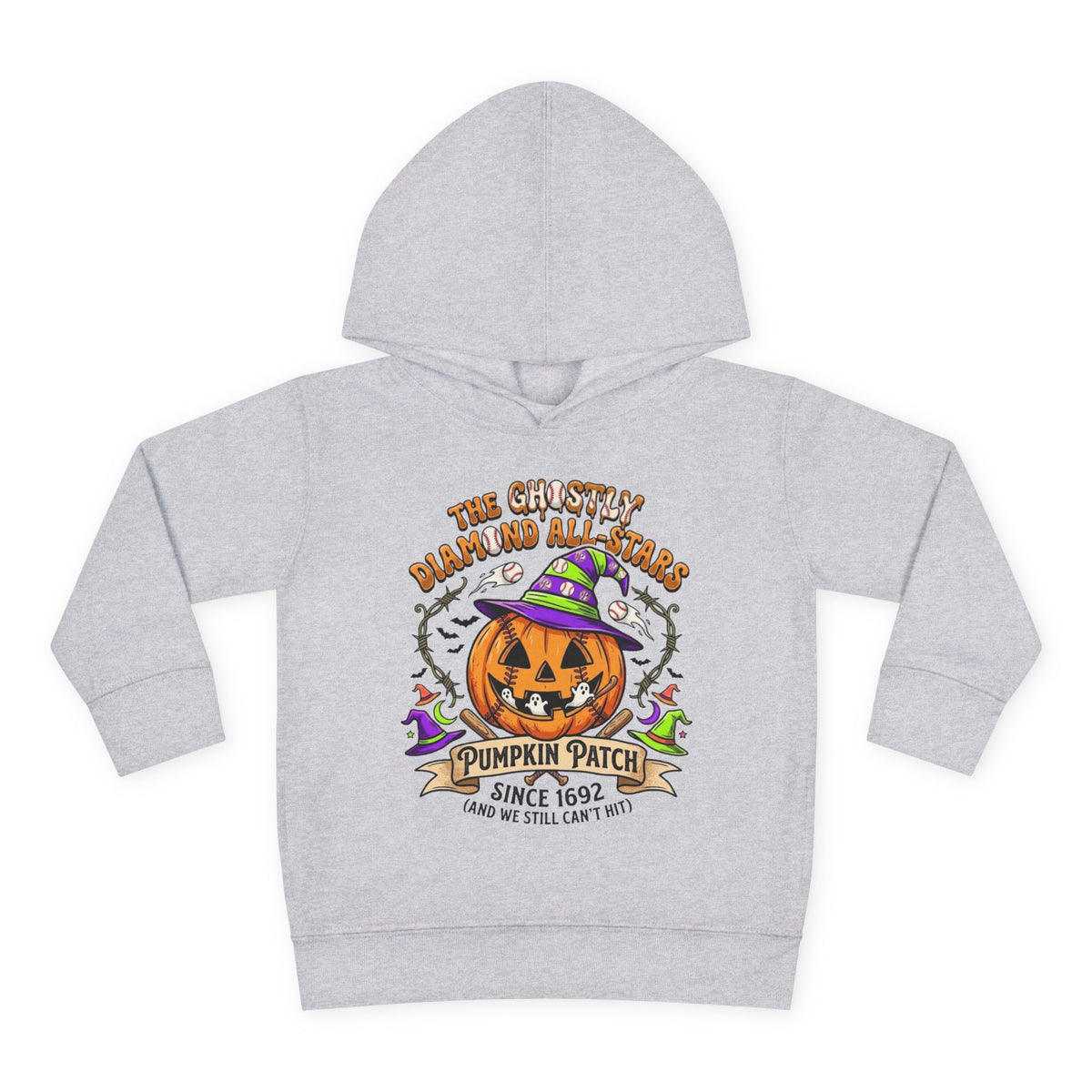 Toddler Hoodie - Cute Halloween Pumpkin Patch Pullover ("Pumpkin Patch Since 1692")