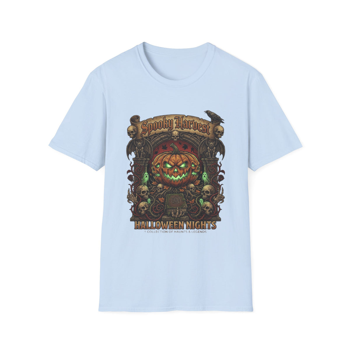 Halloween Knights Pumpkin Jack-O’-Lantern T-Shirt