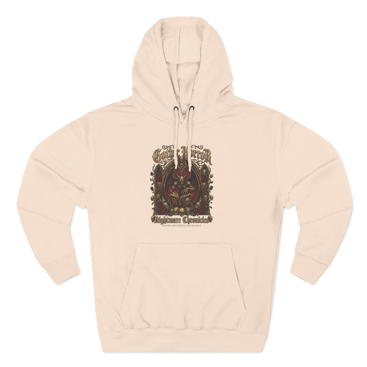 Three-Panel Fleece Hoodie