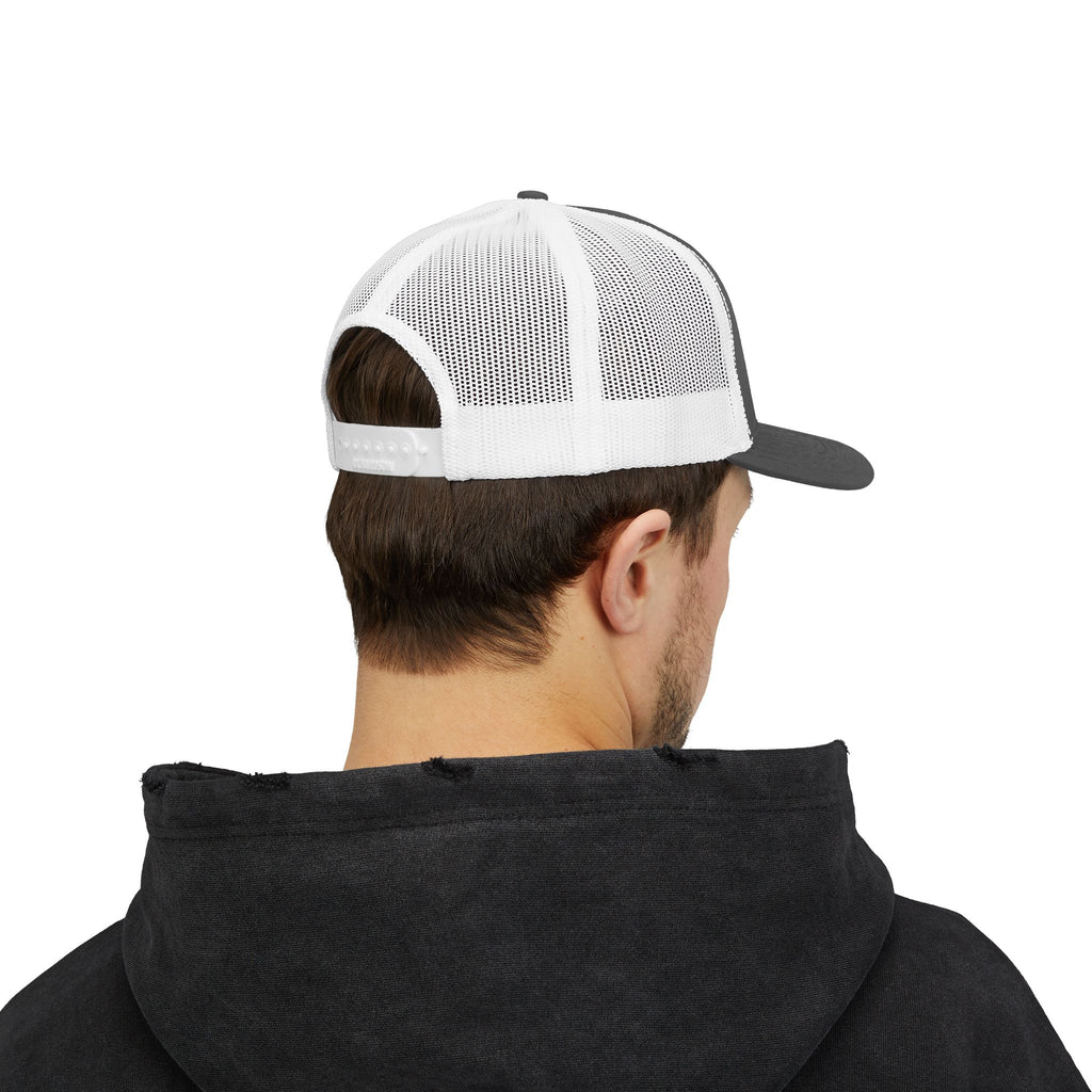 Trucker Cap — Black Tribal Dragon Snapback