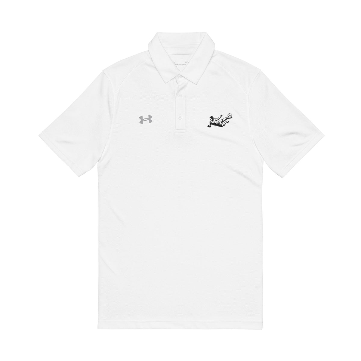 Embroidered Men's Performance Polo - Classic White Under Armour Style