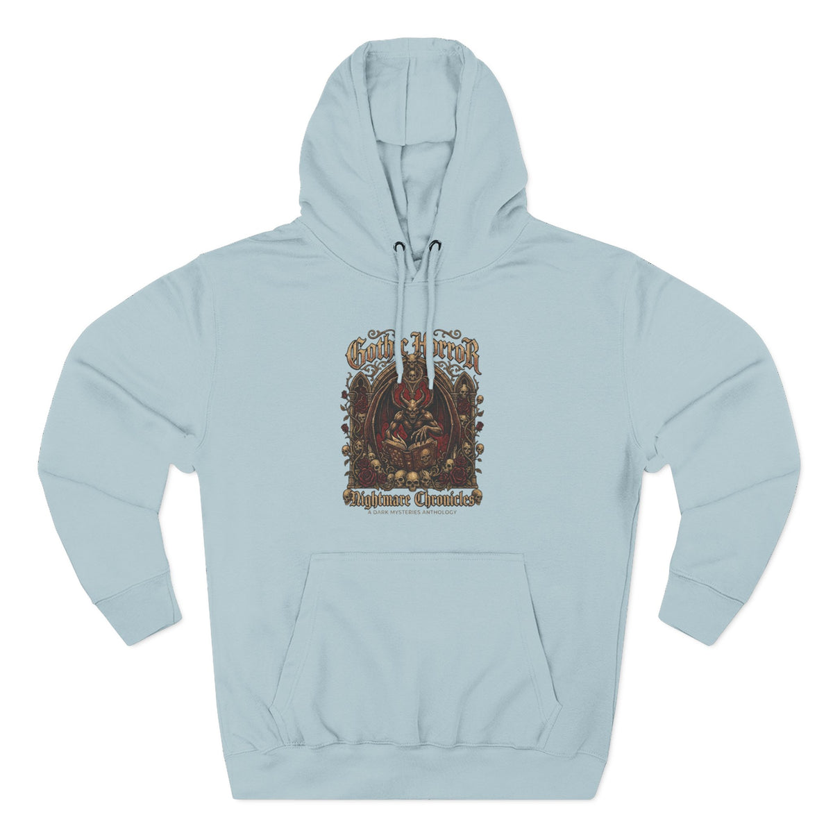 Three-Panel Fleece Hoodie