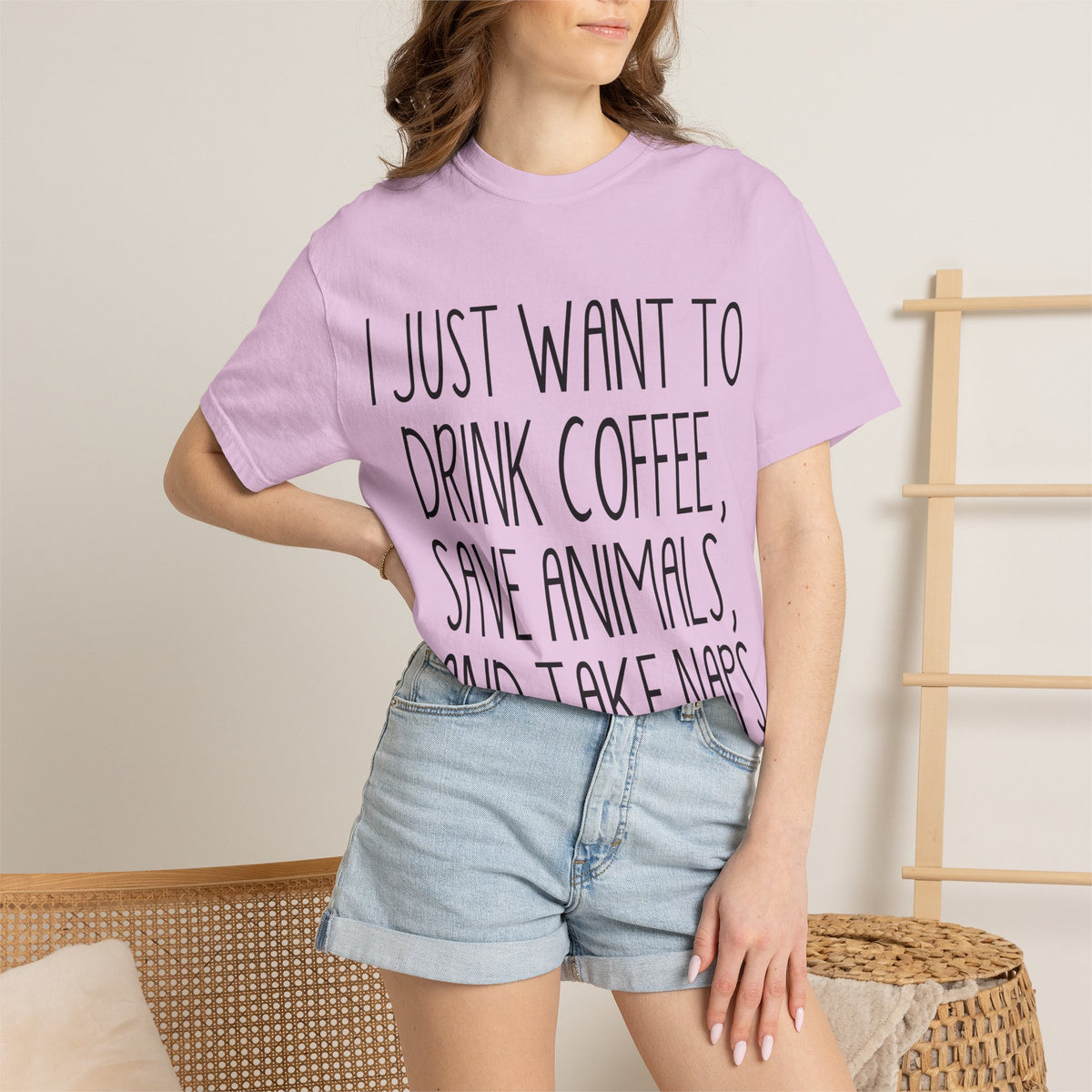 Coffee, Save Animals & Naps T-Shirt