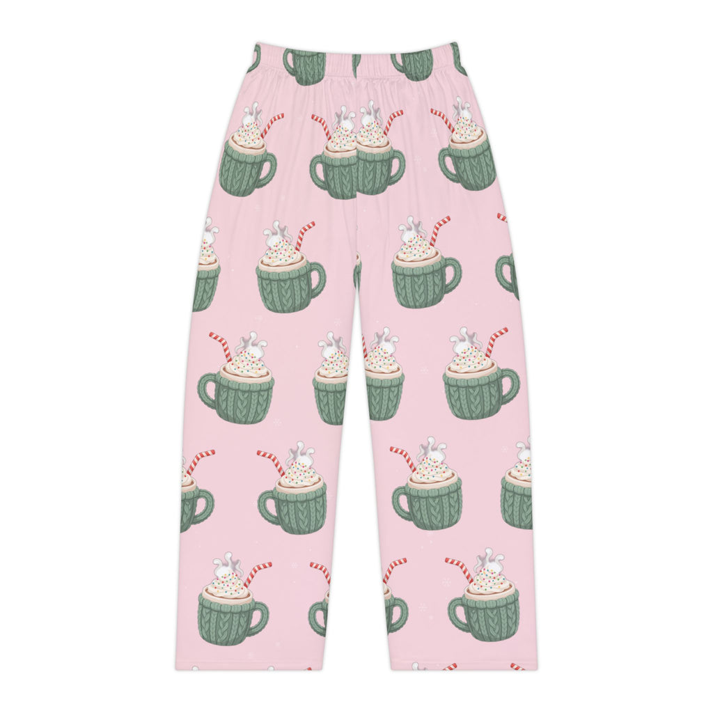 Women's Pink Christmas Hot Cocoa Mug Pajama Pants