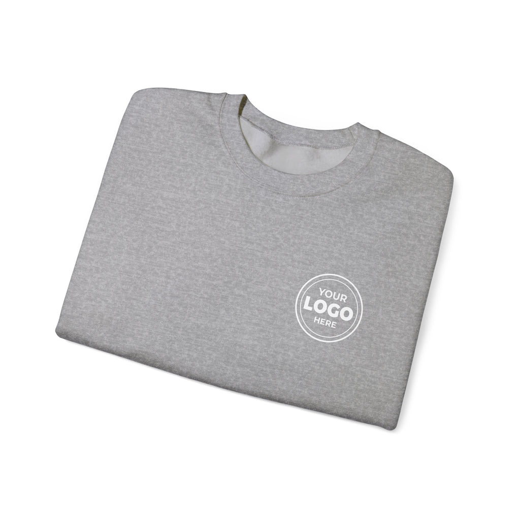 Crewneck Sweatshirt — Custom Logo Chest & Back Design