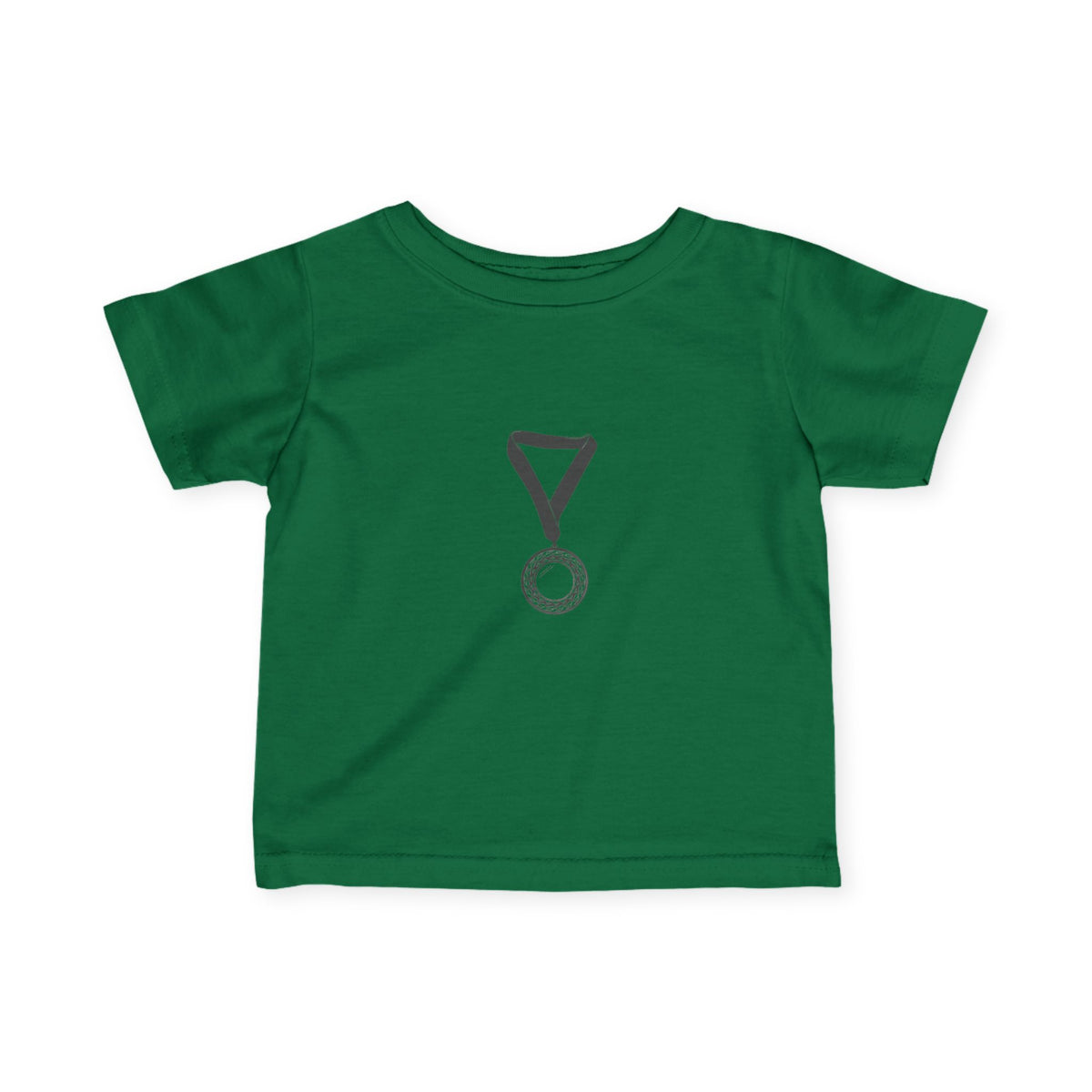 Infant Tee — Cute Medal Graphic Baby T-Shirt (Award Ribbon Design)