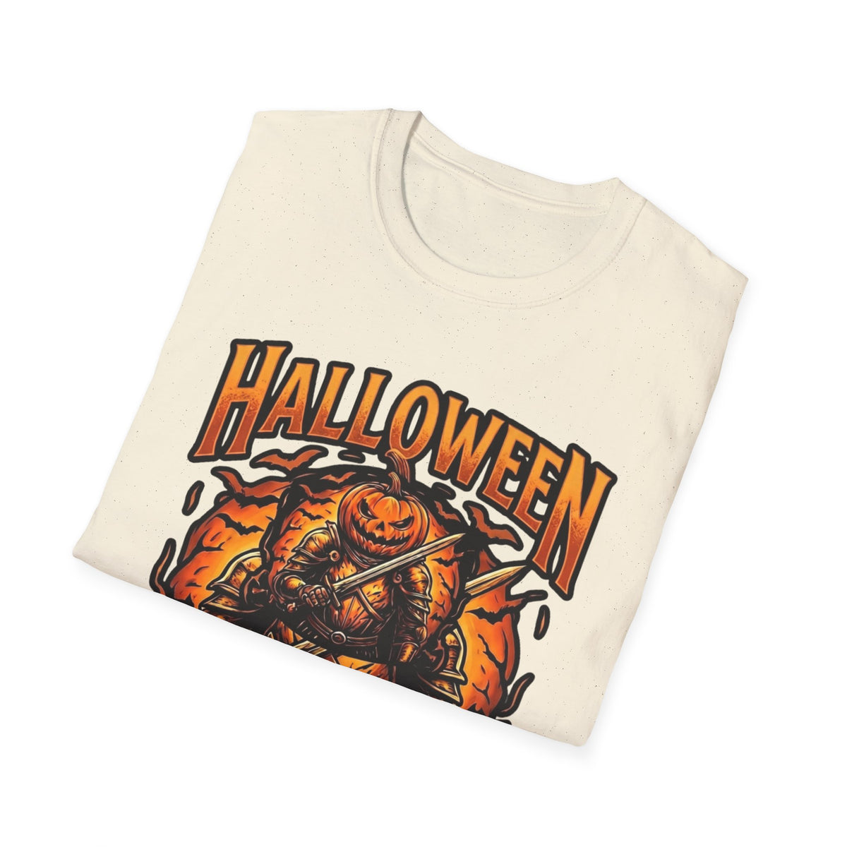 Halloween Knights T-Shirt — Pumpkin Knight Graphic Tee for Halloween