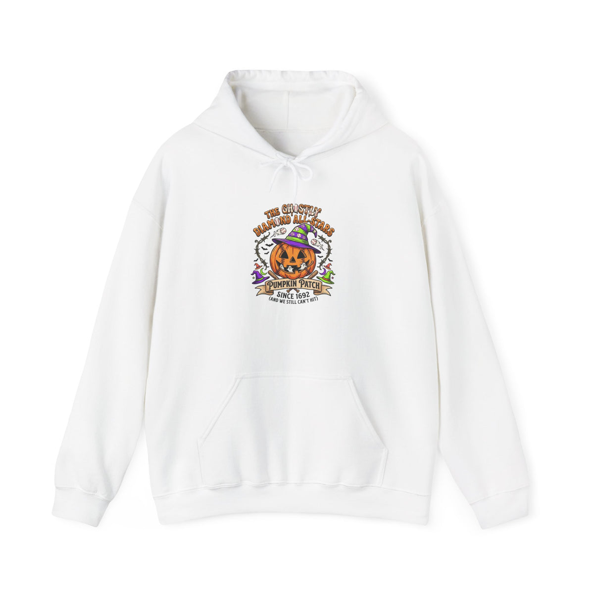 Halloween Pumpkin Patch Hoodie — "Trick or Treat" Vintage Jack-o'-Lantern Sweatshirt