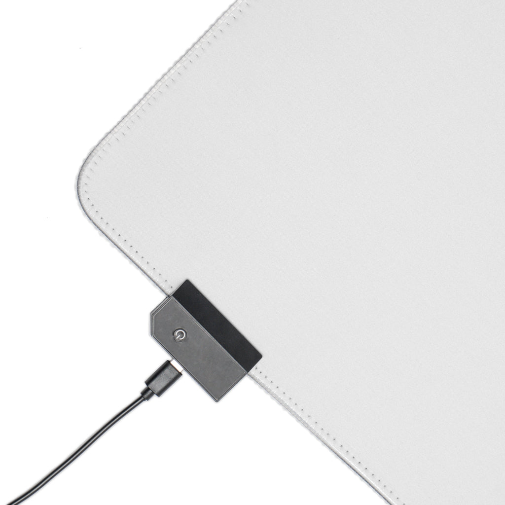 RGB LED Gaming Mouse Pad — Large Light-Up Desk Mat (Customizable Design)