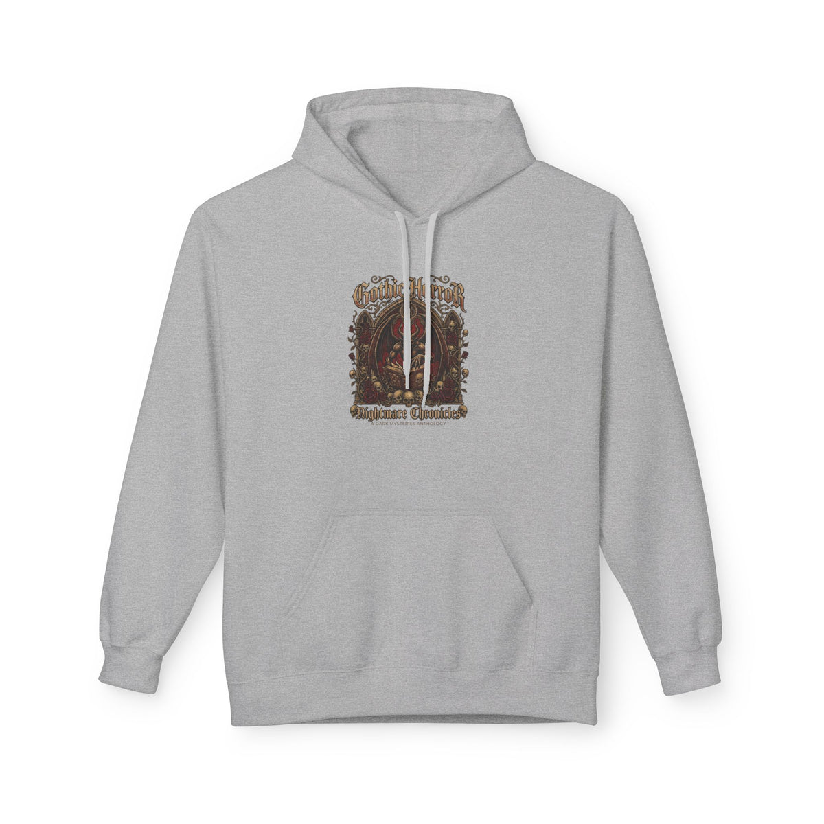 Vintage Botanical 'Autumn Camper' Hoodie — Retro Forest Camping Graphic