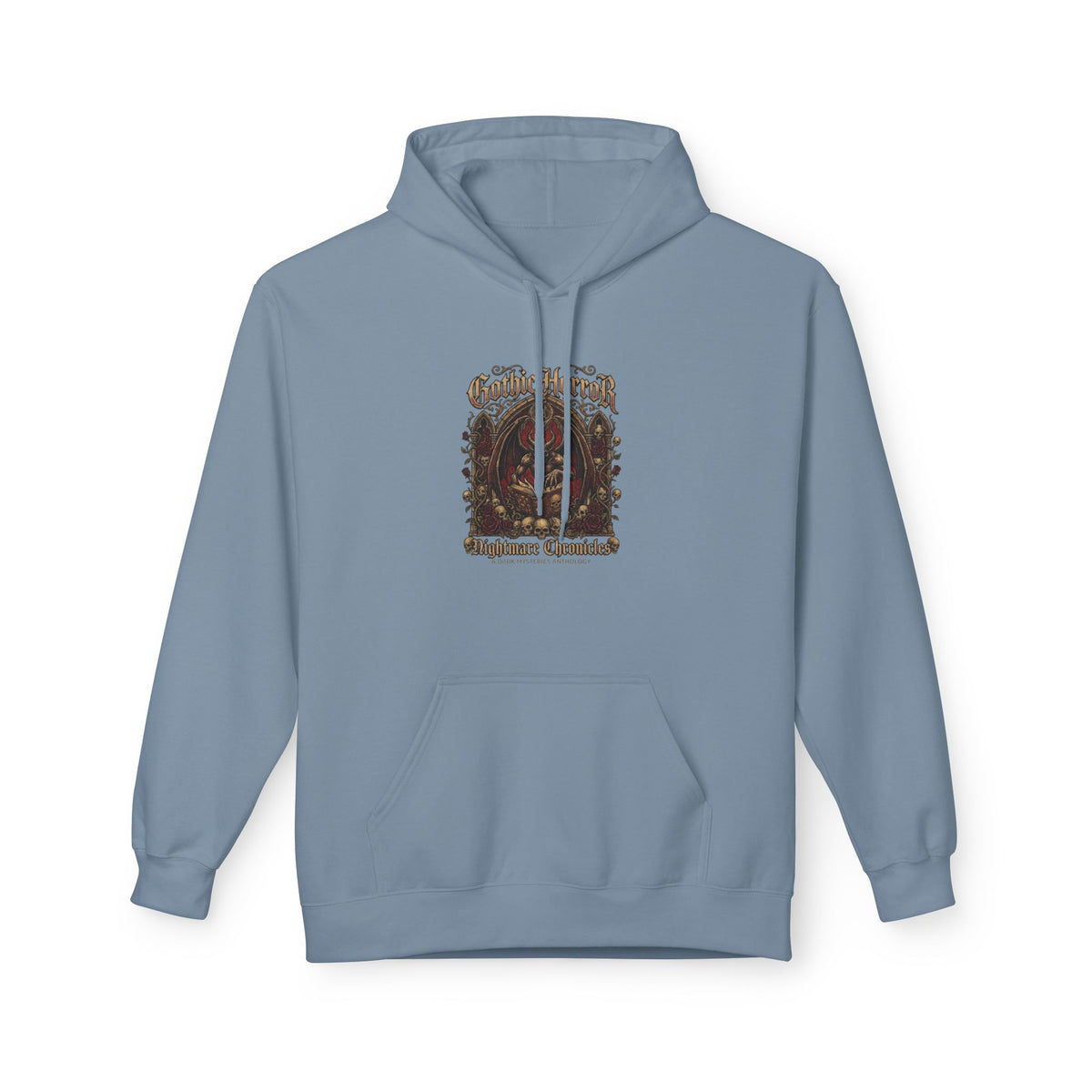 Vintage Botanical 'Autumn Camper' Hoodie — Retro Forest Camping Graphic