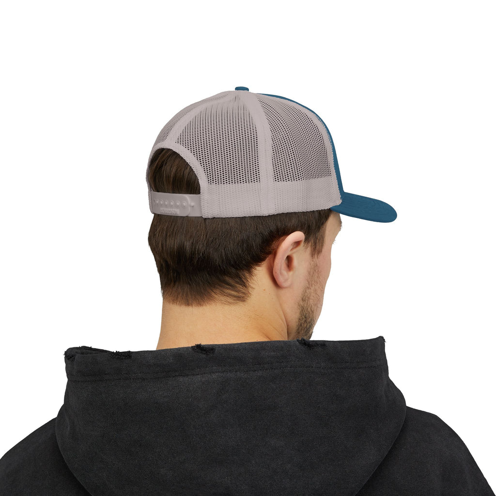 Trucker Cap — Black Tribal Dragon Snapback