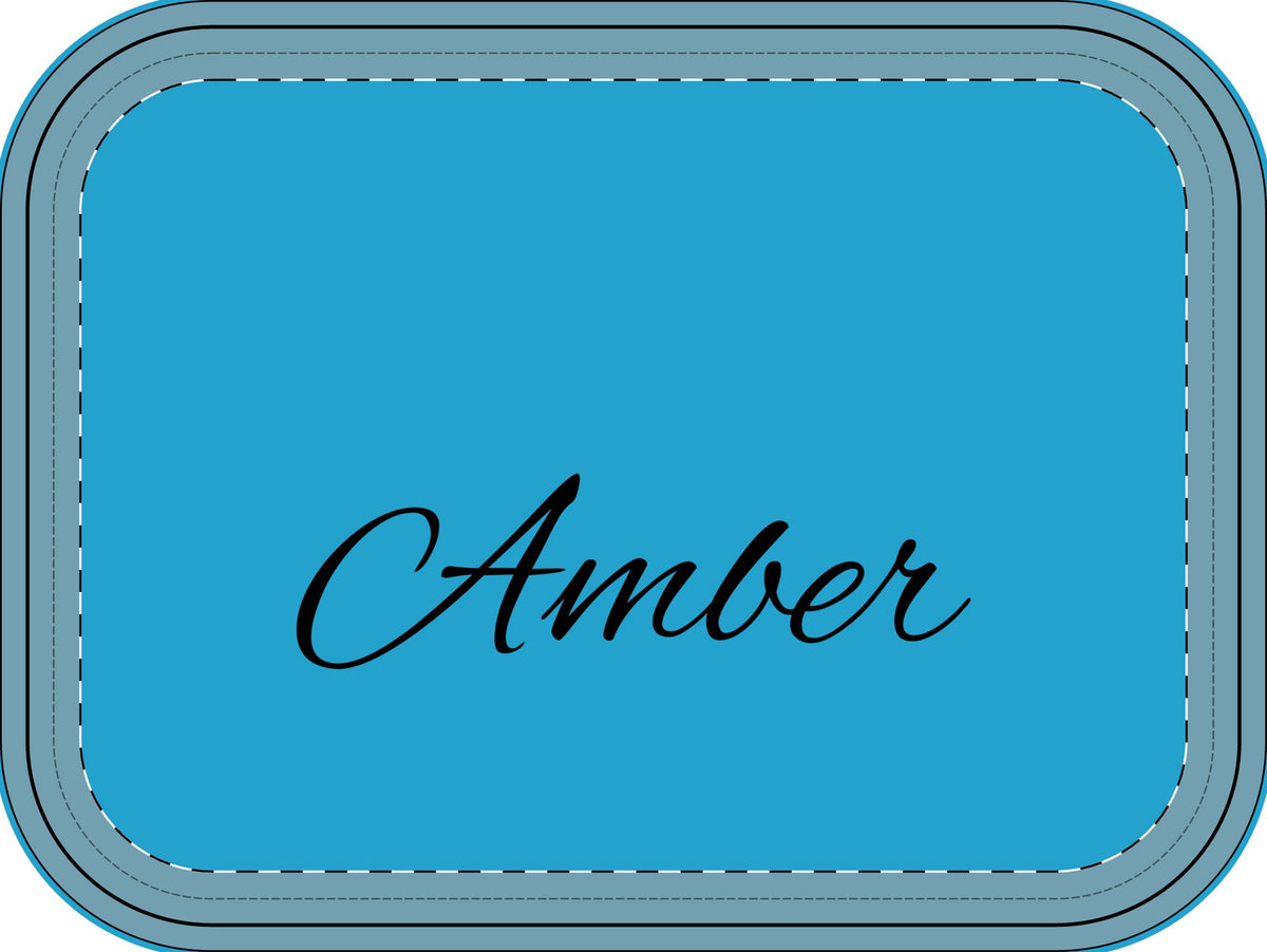 Personalized Double Zipper Jewelry Box – Custom Name Amber Travel Case
