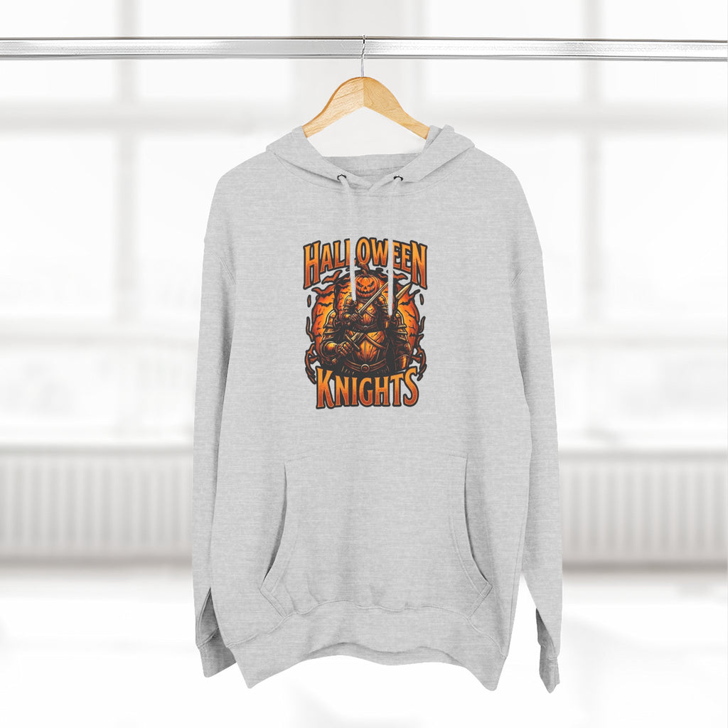 Halloween Knights Hoodie — Pumpkin Skull Graphic Pullover