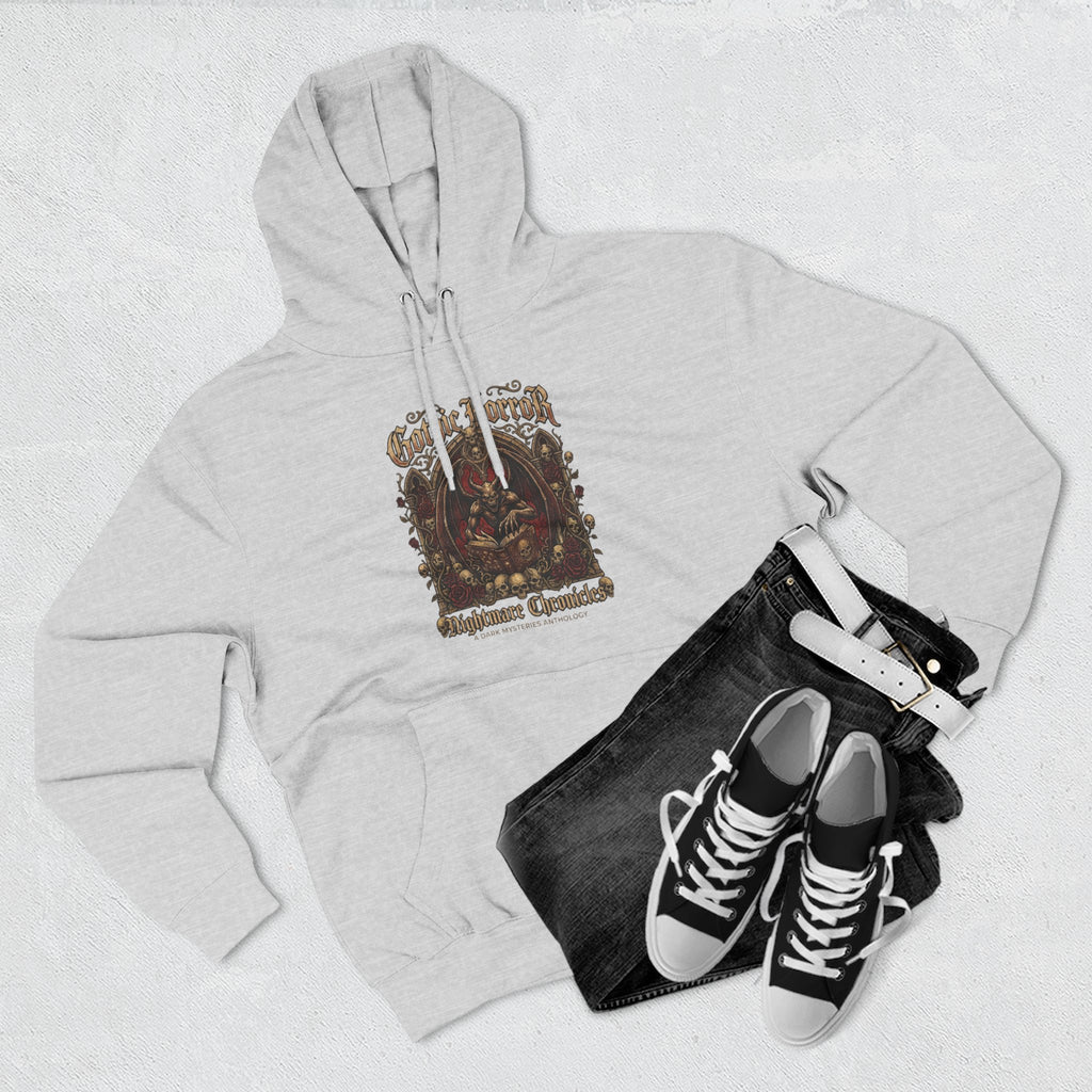 Three-Panel Fleece Hoodie