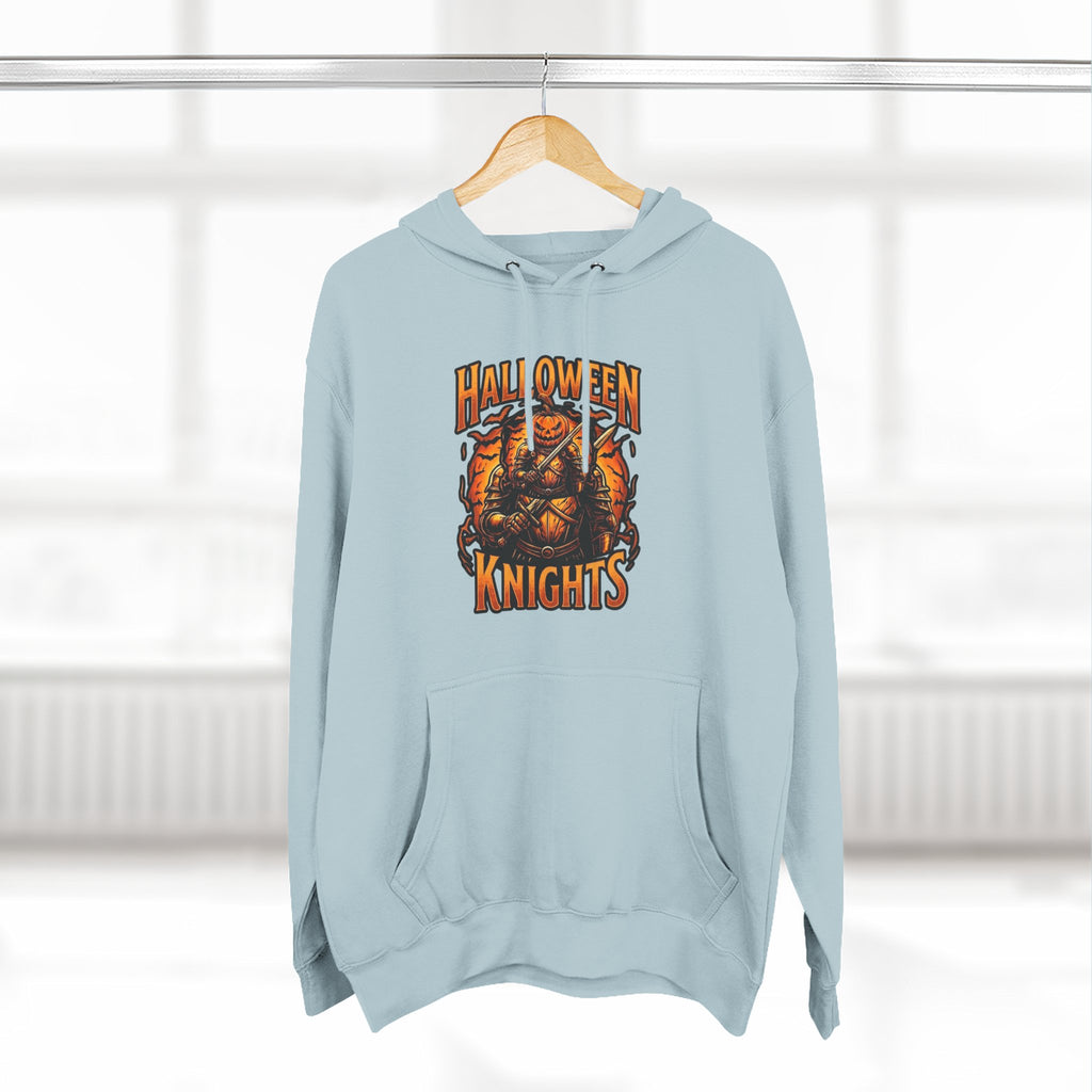 Halloween Knights Hoodie — Pumpkin Skull Graphic Pullover